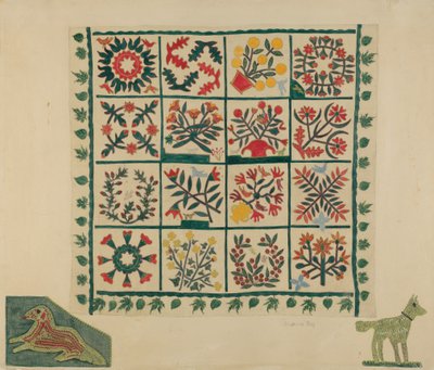 Quilt Top, 19351942. av Suzanne Roy