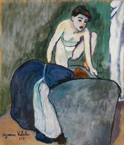 Girl, 1910 (pastell och olja på papper) av Marie Clementine (Suzanne) Valadon