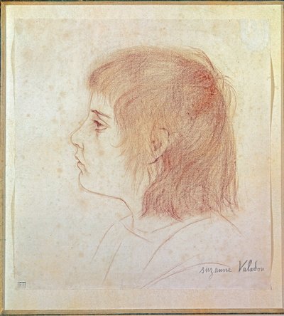 Porträtt av målaren Maurice Utrillo som barn av Suzanne Valadon