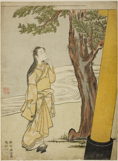 Att kasta en förbannelse i oxens timme (ushi no koku mairi) av Suzuki Harunobu