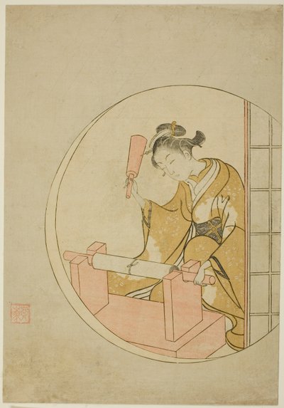 Full tyg av Suzuki Harunobu