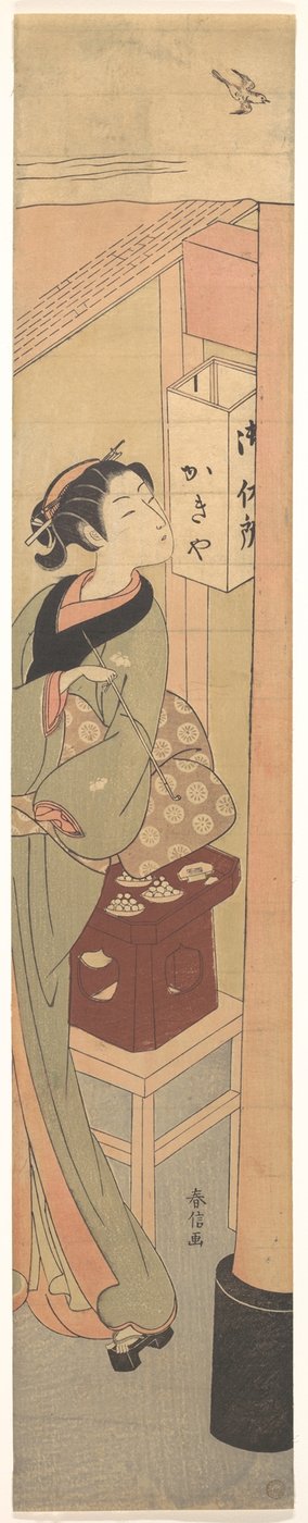 Osen vom Kagiya-Teeladen av Suzuki Harunobu