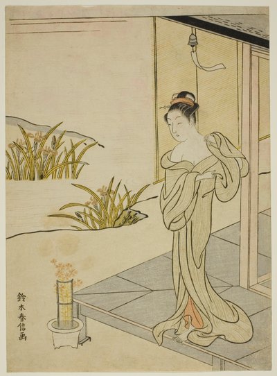 Sommar, från serien "Nya versioner av Flowers of the Four Seasons (Shinpan furyu shiki no hana)" av Suzuki Harunobu