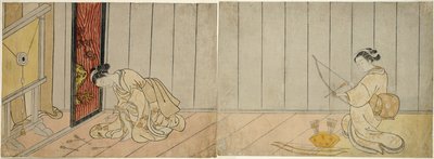 Bågskyttegalleriet, 1765 av Suzuki Harunobu