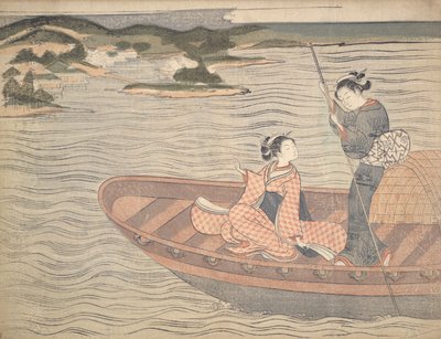 Färjan av Suzuki Harunobu