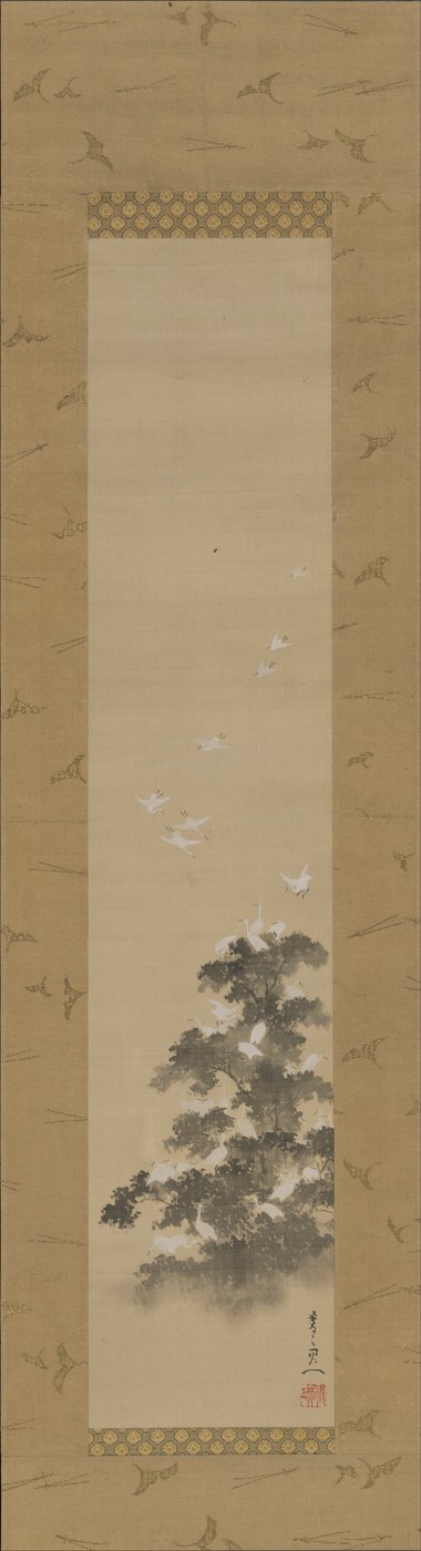 Egrets av Suzuki Kiitsu