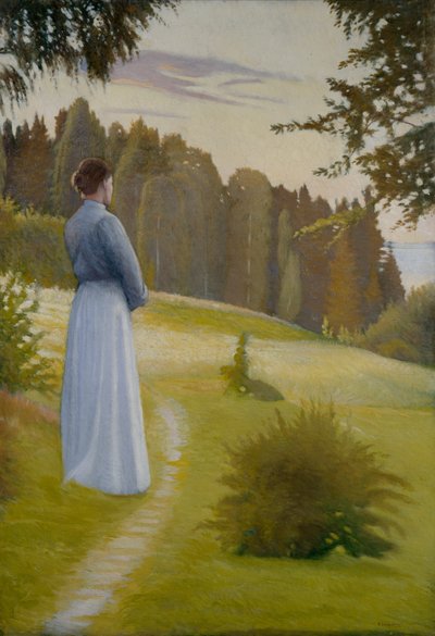 After Sunset (olja på duk) av Sven Jorgensen