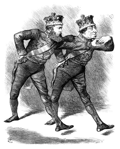 The Pas De Deux!, 1878. av Swain