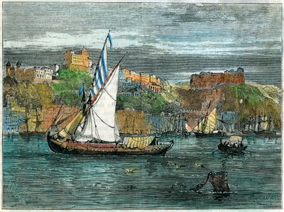 Utsikt över Porto, Portugal, c1880 av Swain