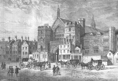 Westminster Hall, 1808 1897 av Swain
