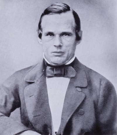 Anders Jonas Angström, svensk fysiker och astronom framstående i utvecklingen av spektroskopi (s/v foto) av Swedish Photographer
