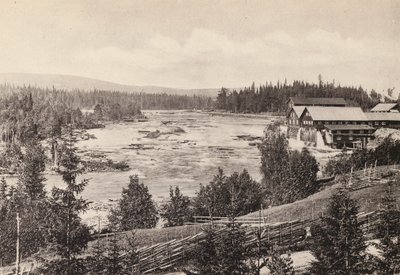 Sverige / Sweden: Jamtland, Eggforsen (b/w photo) av Swedish Photographer