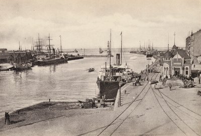 Sverige / Sweden: Malmo, Hamnen (b/w photo) av Swedish Photographer
