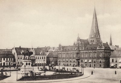 Sverige / Sweden: Skane, Malmo, Stortorget Och Radhuset (b/w photo) av Swedish Photographer