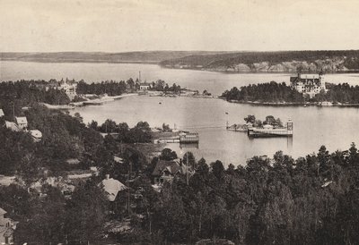 Sverige / Sweden: Stockholms Omgifningar, Saltsjobaden (b/w photo) av Swedish Photographer