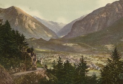 Bernese Oberland: Meiringen (färgat foto) av Swiss Photographer