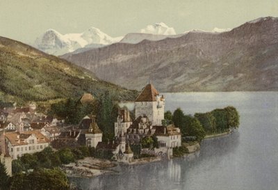 Berner Oberland: Oberhofen (färgat foto) av Swiss Photographer
