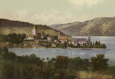 Bernese Oberland: Spiez (färgat foto) av Swiss Photographer