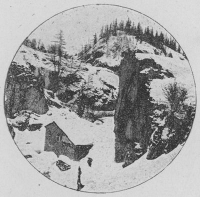 Route du Grand St-Bernard på vintern (s/v foto) av Swiss Photographer