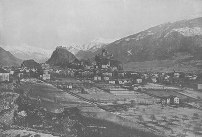 Zion, allmän syn (s/v foto) av Swiss Photographer
