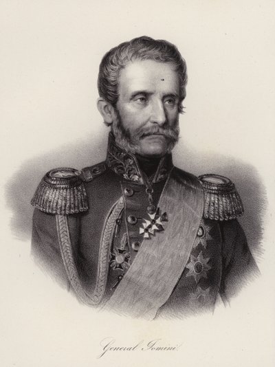 Antoine Henri, baron av Jomini, schweizisk general och militärhistoriker (gravyr) av Swiss School