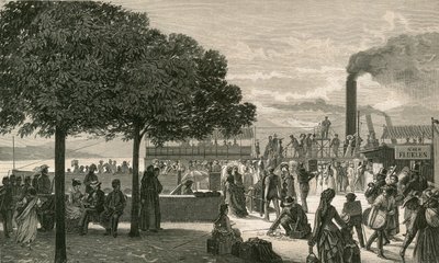 Steamer avgår från Luzern av Swiss School