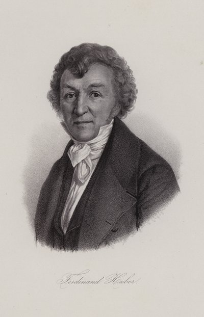 Ferdinand Huber, schweizisk kompositör (gravyr) av Swiss School