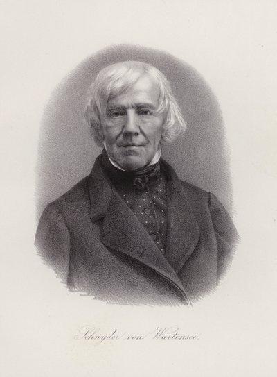 Franz Xaver Schnyder von Wartensee, schweizisk kompositör (gravyr) av Swiss School