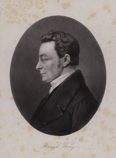 Heinrich Kunz, schweizisk textiltillverkare (gravyr) av Swiss School