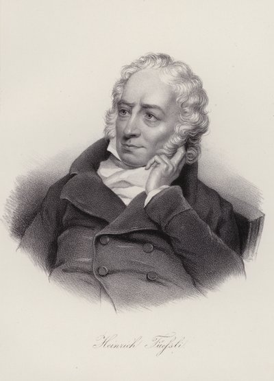 Henry Fuseli, schweizisk målare (gravyr) av Swiss School
