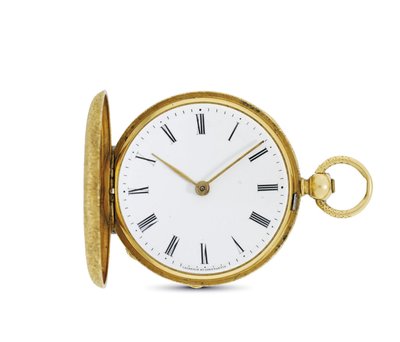 Hunter case nyckellindad cylinderklocka, Vacheron et Constantin, Geneve, c.1860 av Swiss School