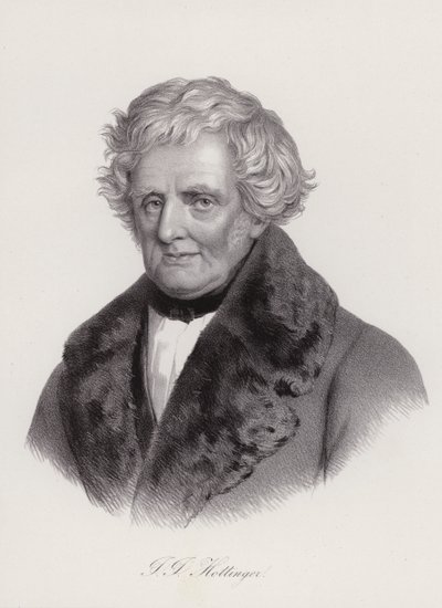 Johann Jakob Hottinger, schweizisk historiker (gravyr) av Swiss School