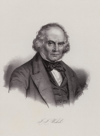 Johann Jakob Wehrli, schweizisk pedagog (gravyr) av Swiss School