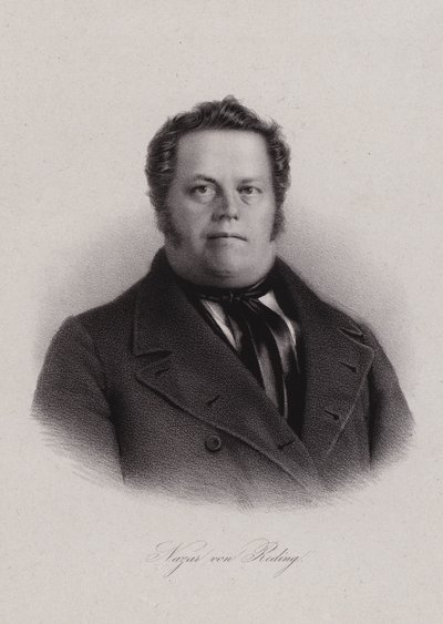 Nazar von Reding, schweizisk politiker (gravyr) av Swiss School