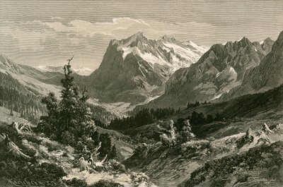 Nära Grindelwald, Bernese Oberland av Swiss School