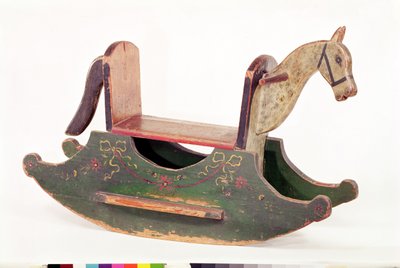Gunghäst, 1793 (målat trä) av Swiss School