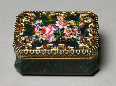 Snusdosa, tillskriven miniatyrmålad av Jean-Louis Richter av Swiss School