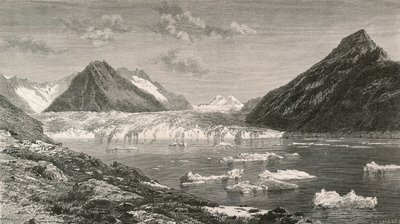 Aletschglaciären och Marjelensjön av Swiss School