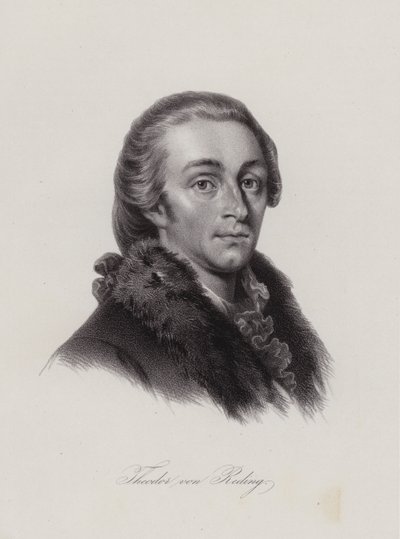Theodor von Reding, schweizisk född spansk general (gravyr) av Swiss School