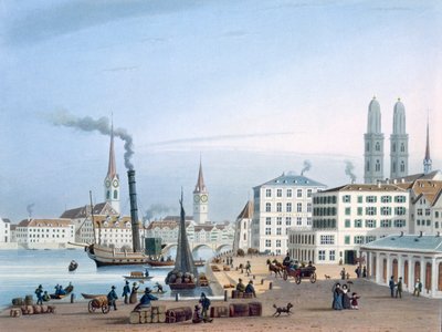 Zürich, 1800-talet. av Swiss School