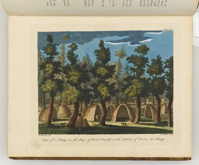 Illustration från "A journal of a voyage to the South Seas: in His Majesty