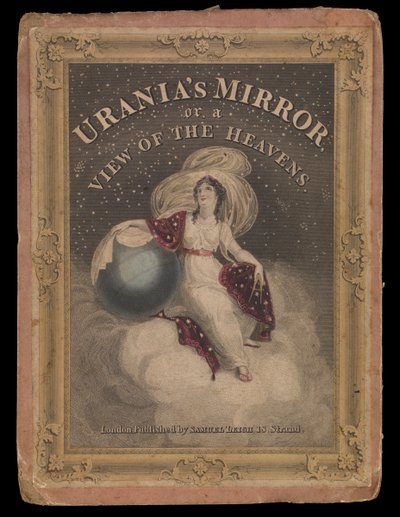 Uranias spegel eller en vy över himlen (konstellationskort), ca 1825 (kort, papper, vävnad) av Sydney Hall