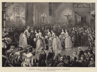 En statsbal på Buckingham Palace av Sydney Prior Hall