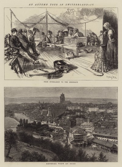 En hösttur i Schweiz, IV av Sydney Prior Hall