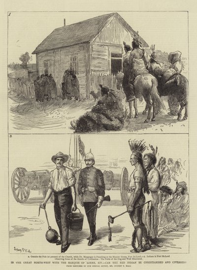 I den stora nordväst med markisen av Lorne, XIV, kan den röda indianen kristnas och civiliseras av Sydney Prior Hall