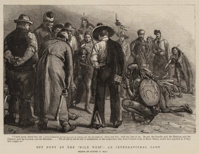Off Duty at the Wild West, ett internationellt spel av Sydney Prior Hall