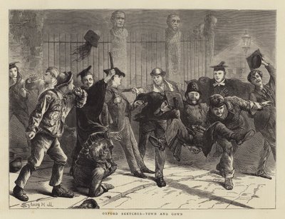 Oxford Sketches, stad och klänning av Sydney Prior Hall