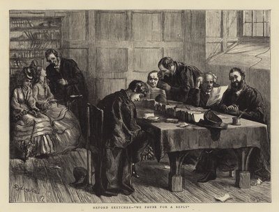 Oxford Sketches, vi pausar för ett svar av Sydney Prior Hall