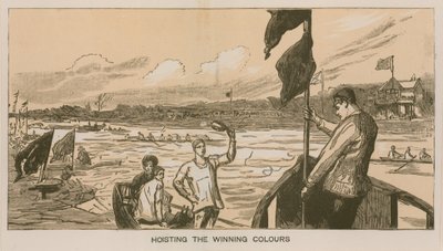 Reminiscenser av en Oxford och Cambridge Boat Race: Att hissa de vinnande färgerna av Sydney Prior Hall