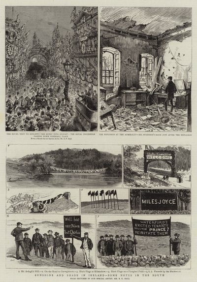 Solsken och skugga i Irland, några toner i söder av Sydney Prior Hall